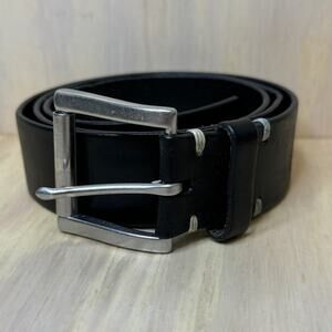Johnston & Murphy Black Leather Belt Men's size 36